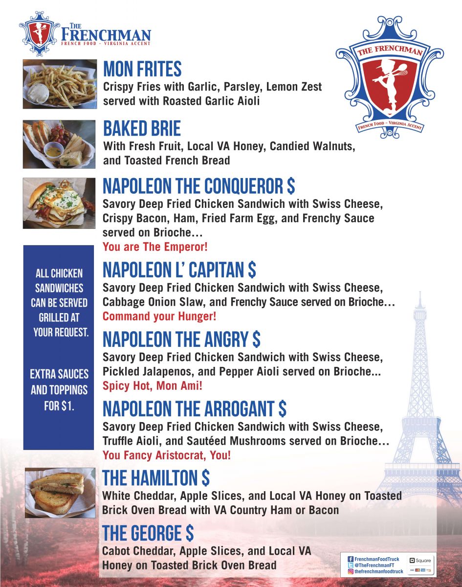 The Frenchman Food Truck Old Bust Head